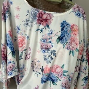 Floral Print Blouse XL